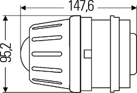 Фото 1/2 1KL 009 486-001, Фара дальнего света