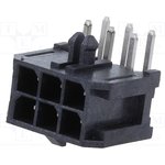 10127720-061GLF, Power to the Board Minitek Power3.0 DR RATH HDR 6Pos Tin