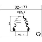 02-177, Пыльник ШРУСа внутреннего