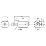 F130-2190 3.0V, Коллекторный электродвигатель постоянного тока F130-2190, 3.0 В ...