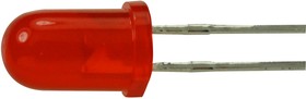 Фото 1/2 SSL-LX5093ID, LED; 5mm; red; 40mcd; 60°; Front: convex; 2?2.5V; Pitch: 2.54mm; 105mW