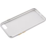 Силиконовая крышка LP для Apple iPhone 7 серебряная, европакет