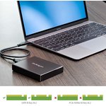 SM22BU31C3R, M.2 SATA Hard Drive Enclosure, USB 3.1