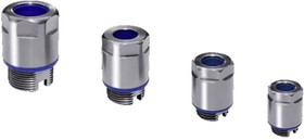 2410031, 2410001 Series Stainless Steel Cable Gland, M25 Thread, 12mm Min, 17mm Max, IP68