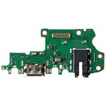 Нижняя плата (шлейф) для Huawei Honor X8 с разъемом зарядки, гарнитуры и микрофоном