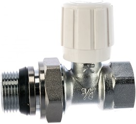 Радиаторный ручной регулировки клапан со стопорным кольцом, прямой 3/4" IVC.103001.N.04