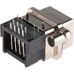 MRJ-5385-01, Modular Connectors / Ethernet Connectors RJ45 PCB RECPT RA IP67 ...