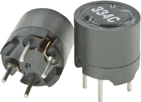 12RS474C, Power Inductors - Leaded Ind 470 H, 0.72A TH rad shiel 10x10