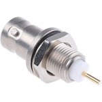 J01003A1221, jack Panel Mount BNC Connector, 75Ω, Solder Termination, Straight Body