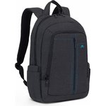 Рюкзак для ноутбука RIVACASE Laptop Canvas Backpack black, 15.6 7560black