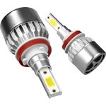 Светодиодные лампы LED для авто C6 H8 H9 H11 18Вт 12В лампочки для автомобилей в ...