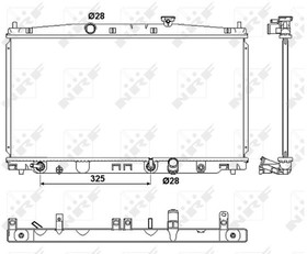 Фото 1/4 53094, Радиатор охлаждения HONDA INSIGHT 09-,