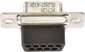 FL25P7-K120, D-SUB CRIMP EMPTY SHELL 25 WAY