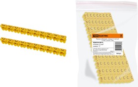 Маркер наборный - символ "C" желтый 1,5 мм2 (150 шт.) TDM