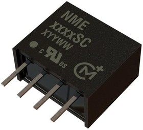 NME2412SC, Isolated DC/DC Converters - Through Hole 1W 24-12V SIP SINGLE DC/DC