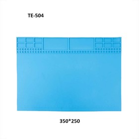 Фото 1/4 Антистатический коврик для пайки ТЕ -504 (350*250 мм)