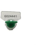 Пломба пластик. роторного типа цвет зеленый КПП-3-2030 (ПК91-РХ3) 100 шт/уп
