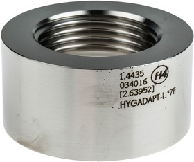 Фото 1/3 AC - 222 22U, Hygienic Weld-on Fitting Universal Adapter for Use with VEGABAR and VEGAPOINT Switche With 1 Threaded Connection