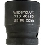 Головка торцевая ударная 6-гранная (22 мм; 1/2DR) WDK-710-4022