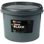 Краска COLORFACTOR износостойкая черная полуматовая TREND BLACK 12 кг ТД000004119