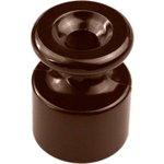 Изолятор для наружного монтажа R, керамика коричневый (50 шт/уп) R1-551-02-50