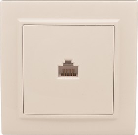 Фото 1/10 Минск Розетка RJ-45 1-мест. СП бежевый ERK01-035-20