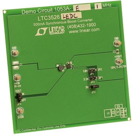 DC1053A-E, Power Management IC Development Tools LTC3526LEDC Demo Board: 1MHz, 0.7-3.3Vin
