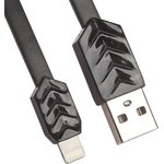 USB Дата-кабель REMAX Fishbone для Apple 8 pin черный