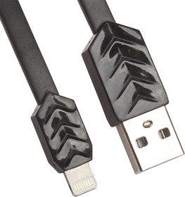 Фото 1/2 USB Дата-кабель REMAX Fishbone для Apple 8 pin черный
