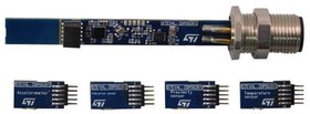 Фото 1/3 STEVAL-IDP003V1, Оценочная плата, приемопередатчик L6362A IO-Link, микроконтроллер STM32L071CZ, различные датчики