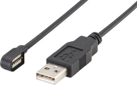 Фото 1/3 L99-029-1500, USB 2.0 Cable, Male USB A to Female Magnetic Rectangular Magnetic USB Cable, 1.5m