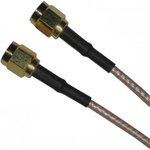 135101-01-06.00, SMA Series Male SMA to Male SMA Coaxial Cable, 153mm ...