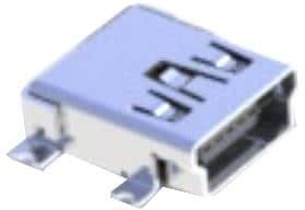 690-005-299-043, USB Connectors 5 pin Mini USB-B R/A SMT