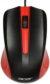 Фото 1/10 Мышь компьютерная Acer OMW012, черный/красный
