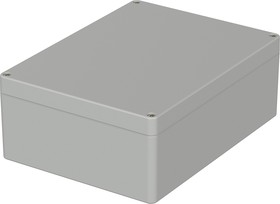 Фото 1/4 02223000, Euromas Series Light Grey Polycarbonate Enclosure, IP65, IK07, Light Grey Lid, 200 x 150 x 75mm