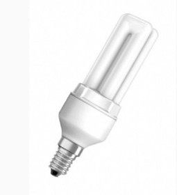 Osram Лампа люминесцентная DULUX INTELLIGENT LONGLIFE 7W/840 E14 l=119mm d=36mm
