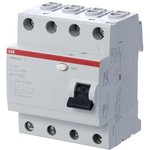 Выключатель дифференциального тока (УЗО) 4п 40А 300мА тип AC FH204AC-40/0.3 ...