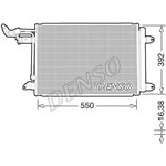 DCN32032, Радиатор кондиционера AUDI: A3 (8P1) 1.2-3.2i/TDi/FSi/TFSi/V6 03-13 \ ...