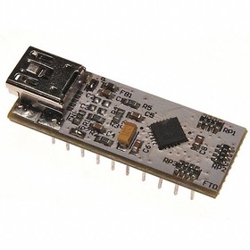 Фото 1/3 UMFT221XA-01, Оценочный модуль, USB - SPI, предназначено для подключения к DIP гнезду 0.3" 24 контакта