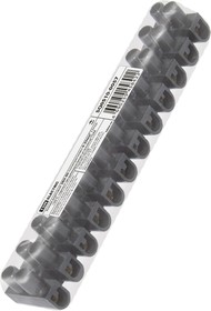 Зажим винтовой ЗВИ-80 полипропилен 6-25мм2 12пар 100°С черный (индивидуальная упаковка) TDM