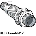 XUBTSPSNM12, Retroreflective Photoelectric Sensor, Barrel Sensor ...