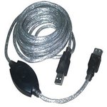 VCOM VUS7049-10M Кабель-адаптер USB2.0-repeater, удлинительный активный  Am-- Af ...
