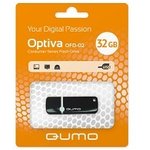Флэш Диск USB 2.0 QUMO 32GB Optiva 02 Black QM32GUD-OP2-black