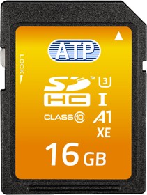 AF16GSD4A-BBBXM, 16 GB Industrial SDHC SD Card, Class 10, U3, UHS-I