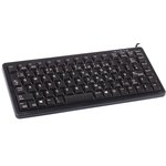 G84-4100LCMGB-2, Wired PS/2, USB Compact Keyboard, QWERTY (UK), Black