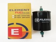 EF629, Фильтр топливный двс 406 под хомут ELEMENT