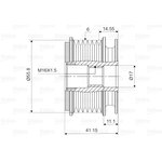 588001, Шкив коленвала AUDI A1, A2, A3, SEAT Ibiza II, III, IV, V, SKODA Fabia ...