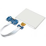 Фото 2/4 5.83inch e-Paper HAT (C), E-Ink дисплей 600×448px форм-фактора HAT для Raspberry Pi, трехцветный (желтый, черный, белый)