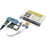 Фото 3/4 5.83inch e-Paper HAT (C), E-Ink дисплей 600×448px форм-фактора HAT для Raspberry Pi, трехцветный (желтый, черный, белый)