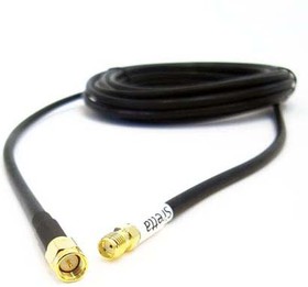 Фото 1/2 ASMA1500B058L13, ASM Series Male SMA to Female SMA Coaxial Cable, 15m, LLC200A Coaxial, Terminated